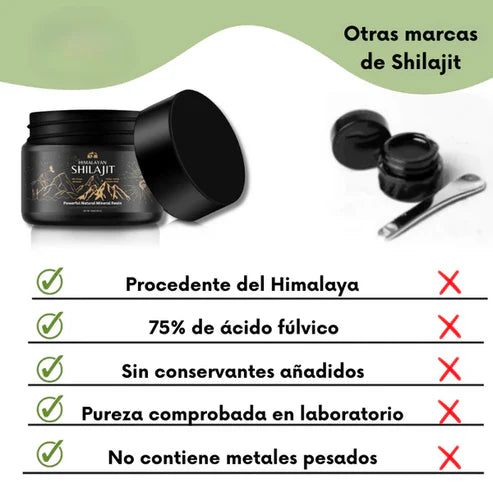Shilajit del Himalaya: toma el control de una vida sana y equilibrada.
