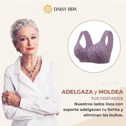 Brasier Daisy con broche frontal