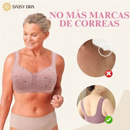 Brasier Daisy con broche frontal