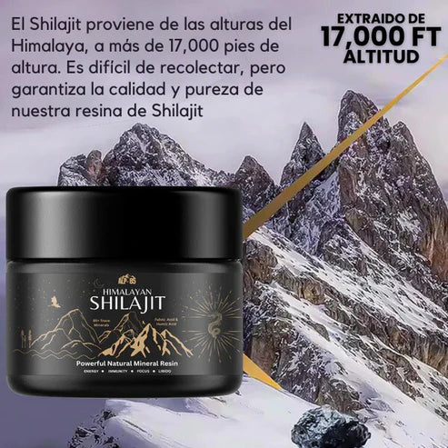 Shilajit del Himalaya: toma el control de una vida sana y equilibrada.