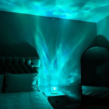 AuroraGlow™ | Lámpara de auroras boreales con 16 colores